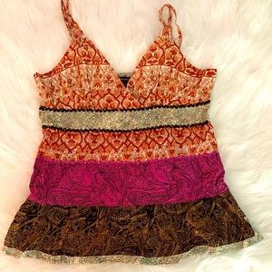 Multicolor Paisley Women's Top